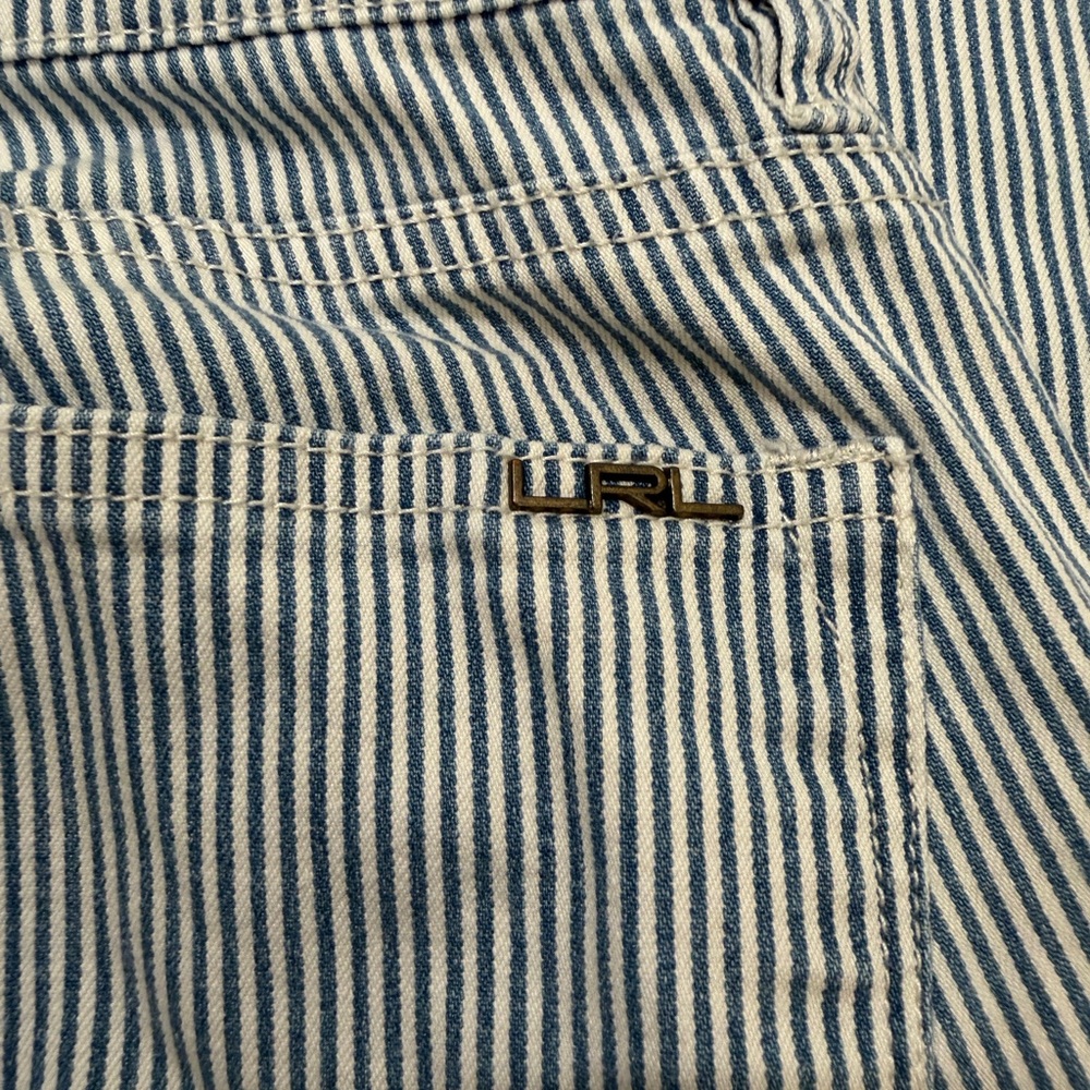Ralph Lauren Striped Blue and White Women's Jeans - Picture 5 of 5